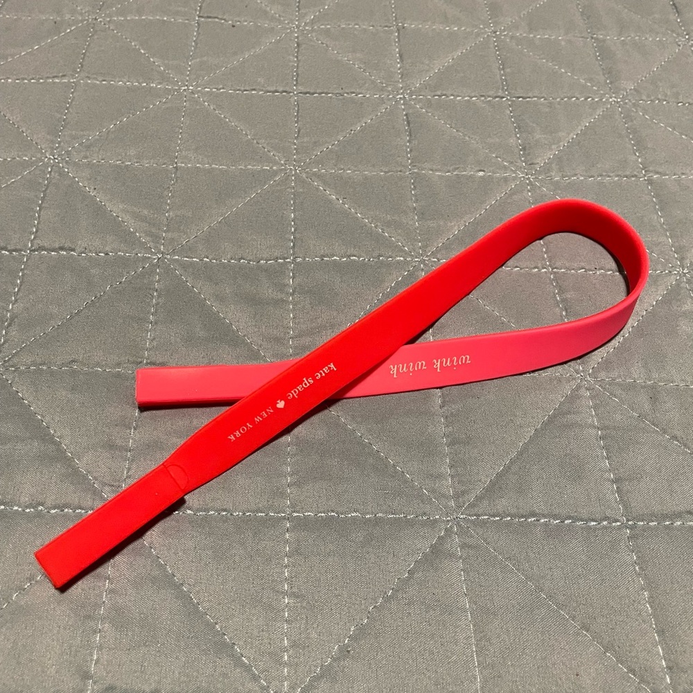 Kate Spade ♠️ New York Sunglasses strap - bright pink reversible to bright Red
